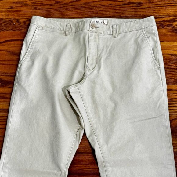 The Normal Brand Stretch Chinos. Light tan. Size 34. - Picture 2 of 10